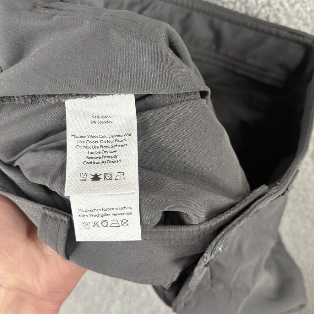 Eddie Bauer First Ascent Guide Pro Hiking Pants Gray Mens 30x32 Stretch - Picture 7 of 8